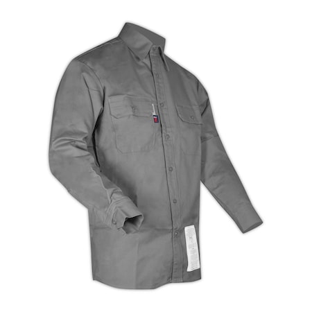 Magid DualHazard 70 oz FR 8812 Grey Work Shirt SBG70DHS